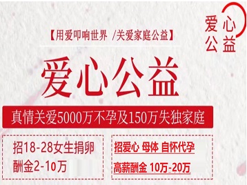 惠安捐卵助孕生子 爱心志愿者招募